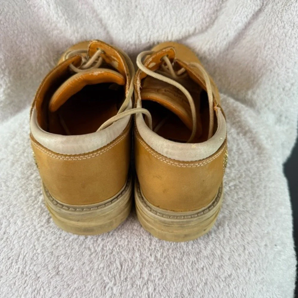 Timberland‎ Size 11.5 M Wheat Nubuck Leather Casual Oxford Boots 59006 Work